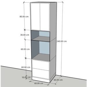 Tall Cabinet 60cm