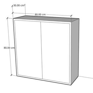 Wall Cabinet 80cm