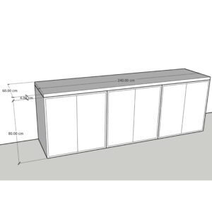 Normal Set of Base Cabinet 180-240cm